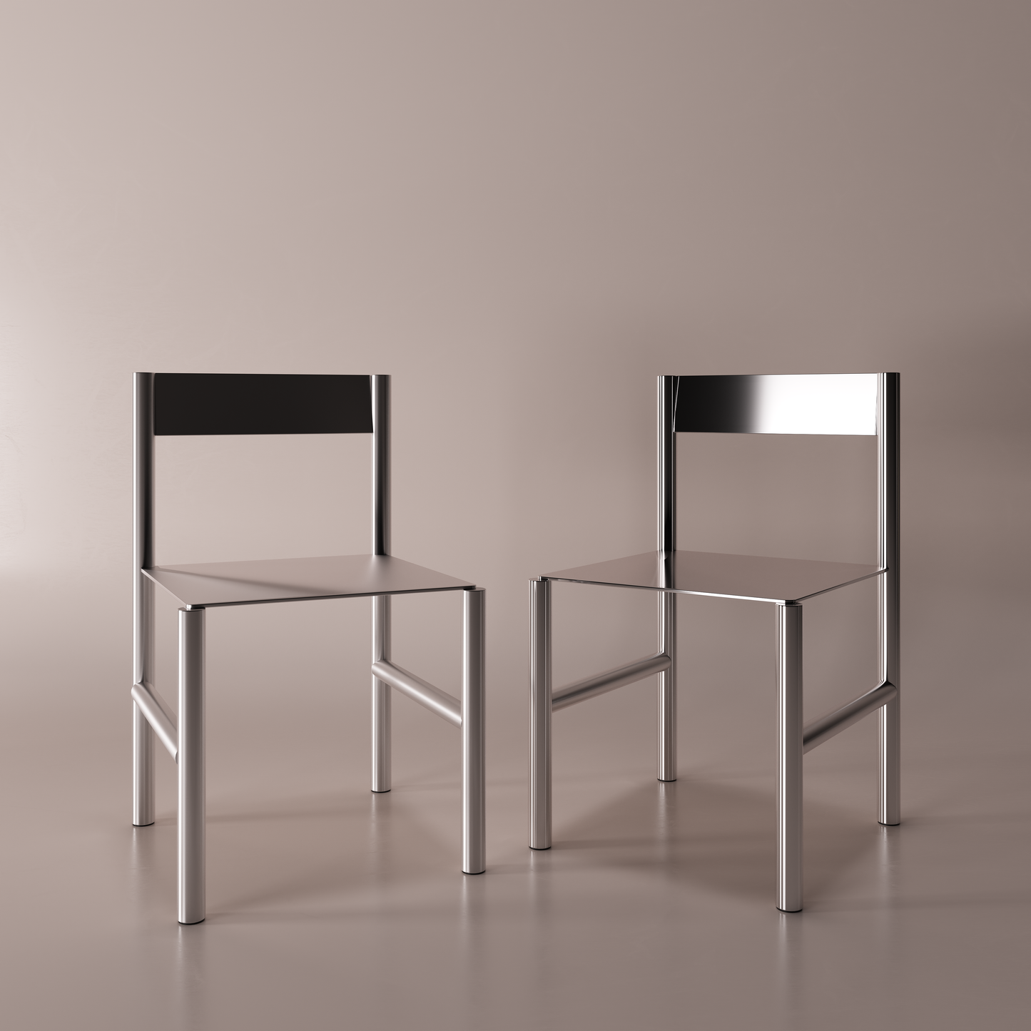 J O H N Chair | Stainless Steel Dining Chair